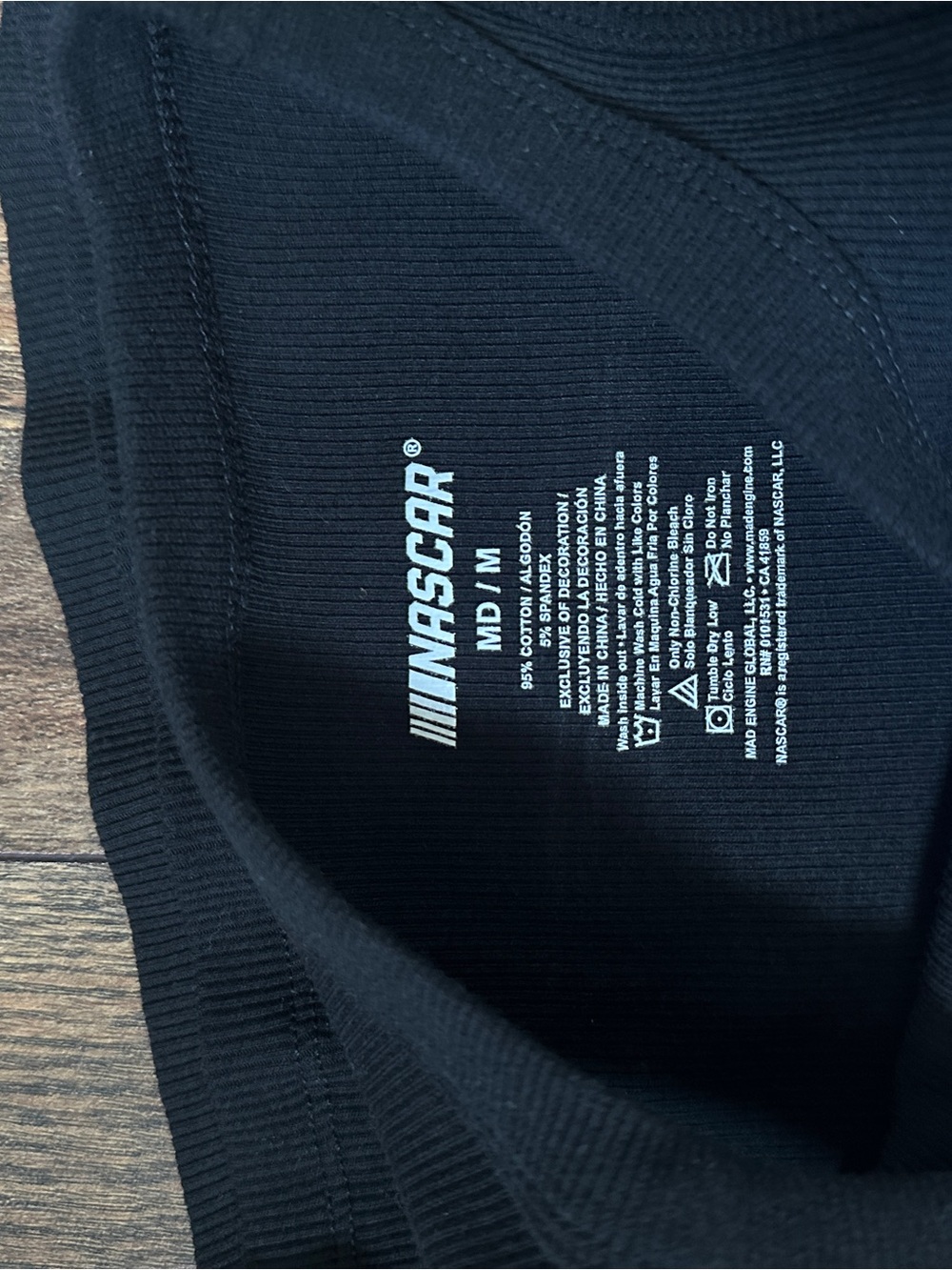 Nascar Racerback Tank Top - Picture 3 of 3
